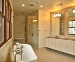 Interior view of the Master Bathroom