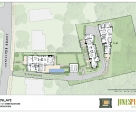 3 home development site plan - This home is the far right lot