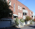 View of the building front